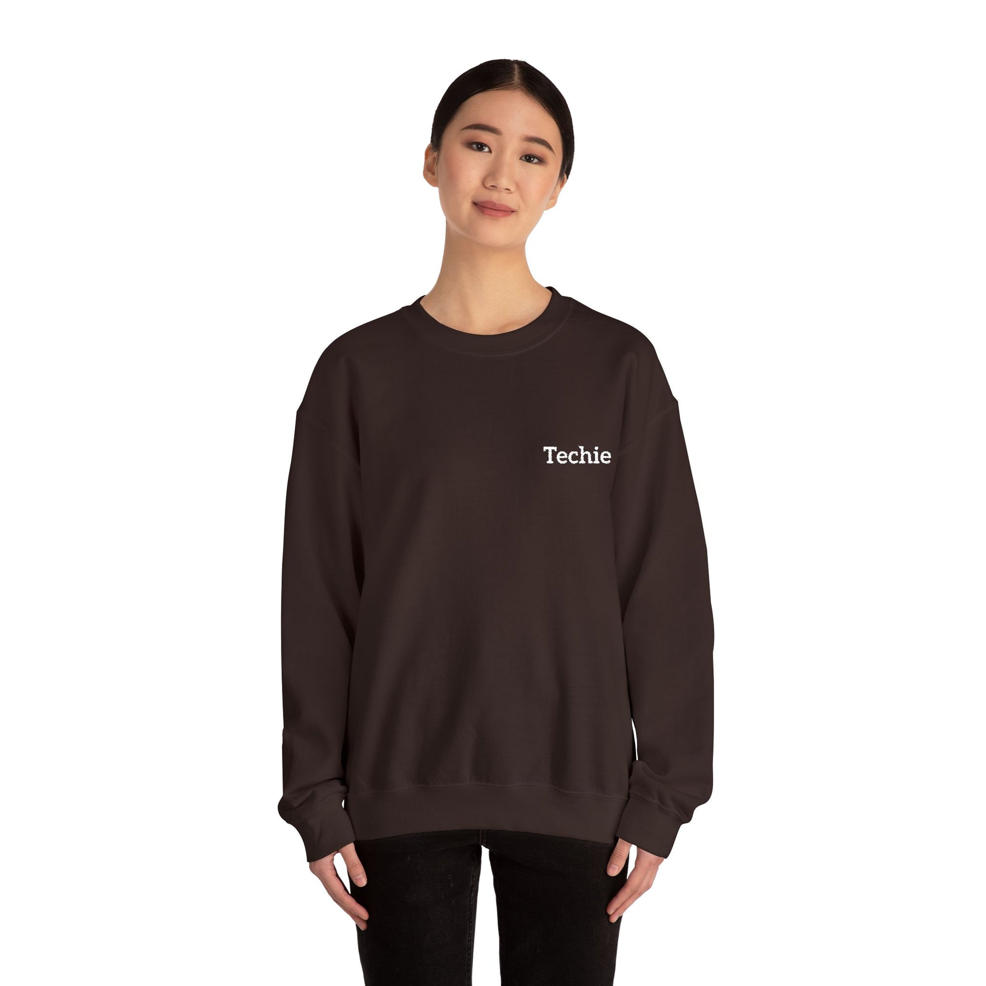 Techie Embroidered Crewneck Sweatshirt