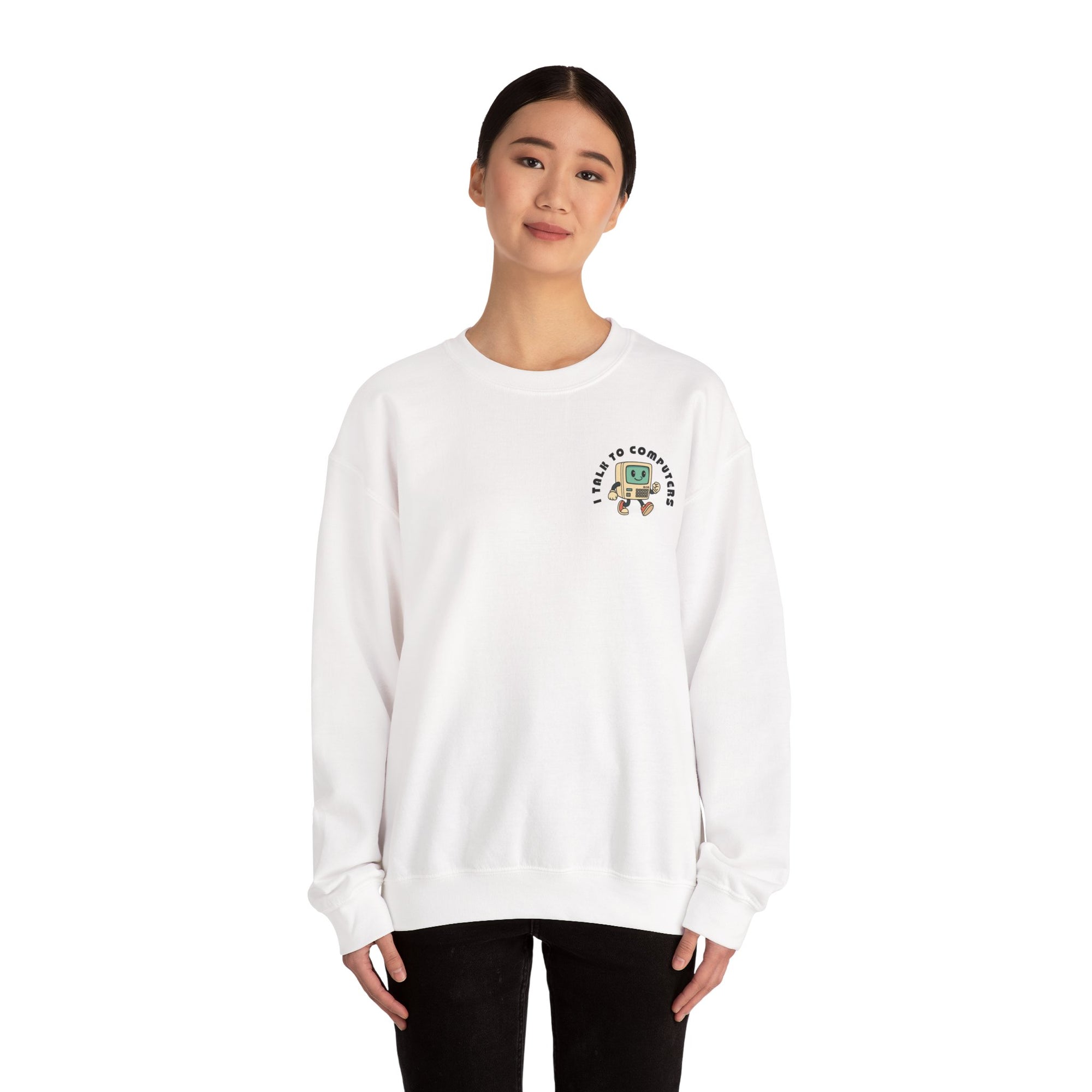 I Talk To Computers Crew Neck
