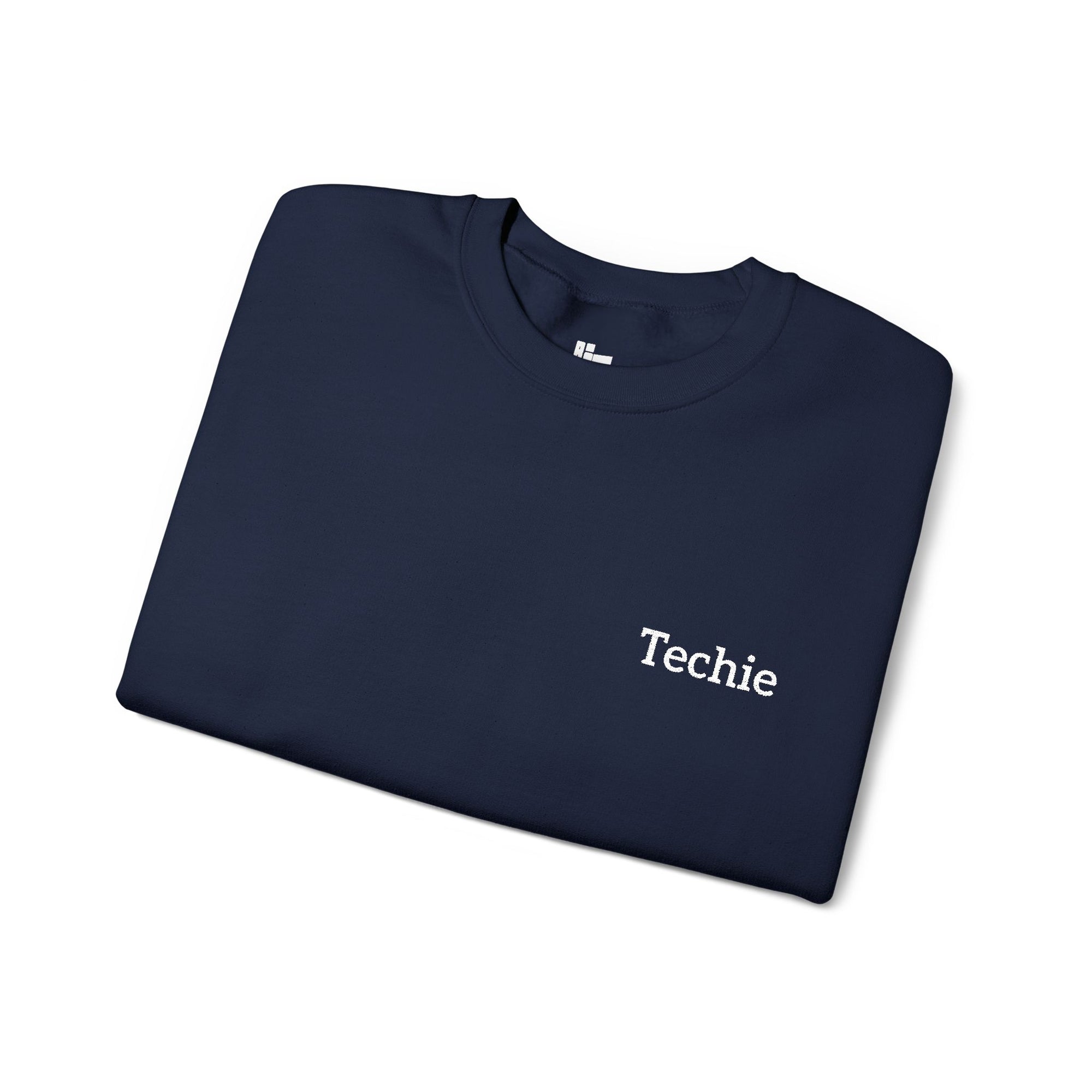 Techie Embroidered Crewneck Sweatshirt