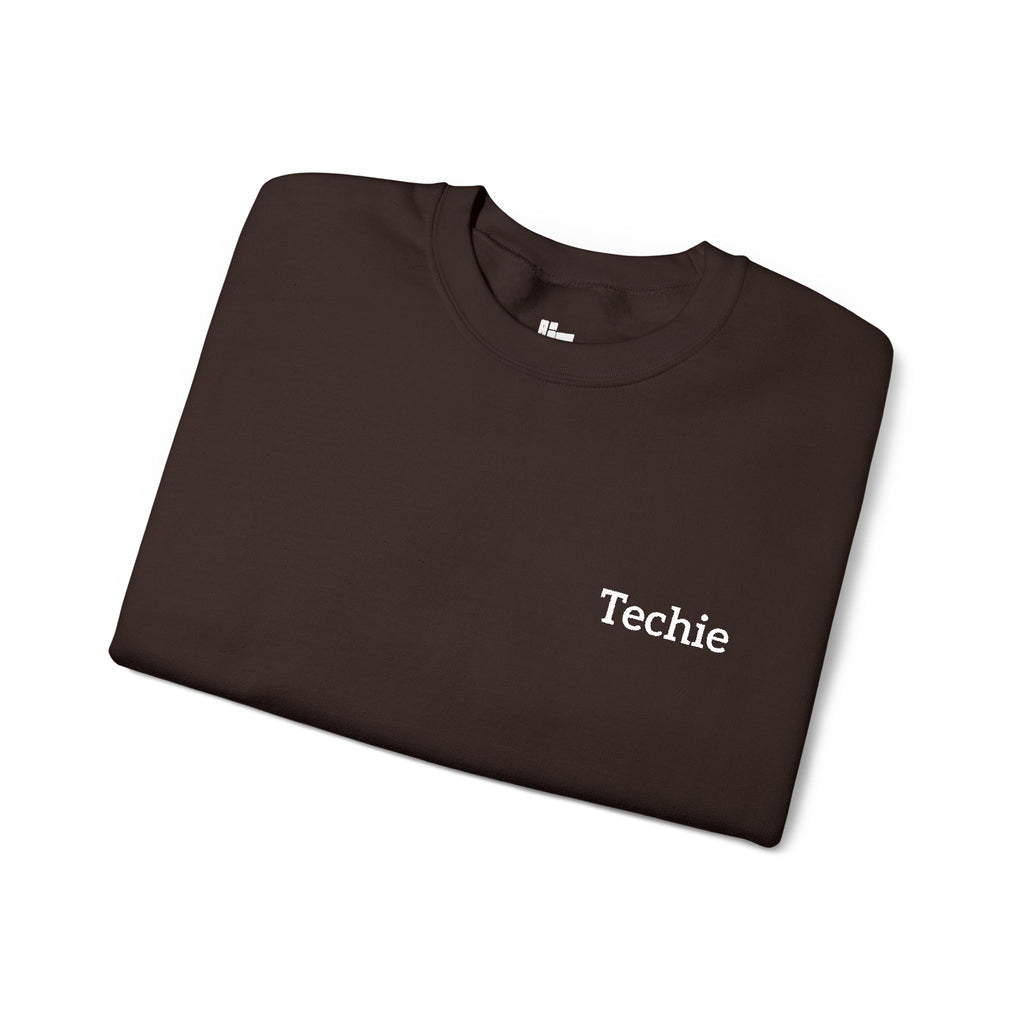Techie Embroidered Crewneck Sweatshirt
