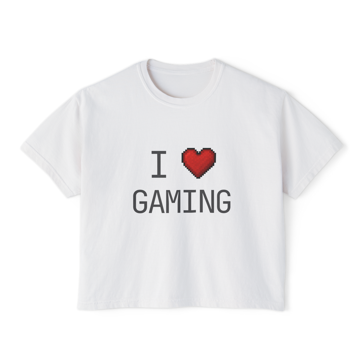 I Love Gaming  Boxy Tee