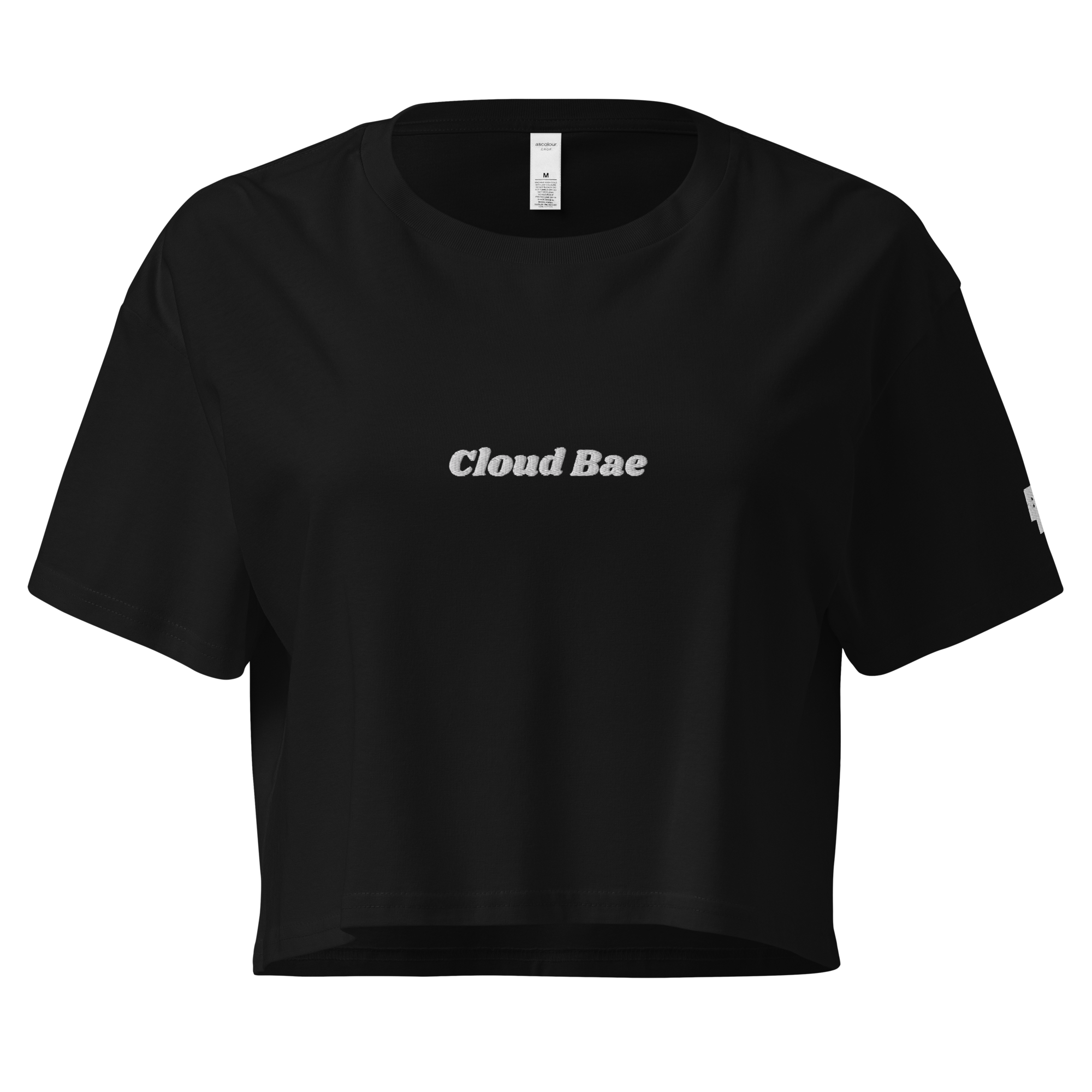Cloud Bae Embroidered Crop Top